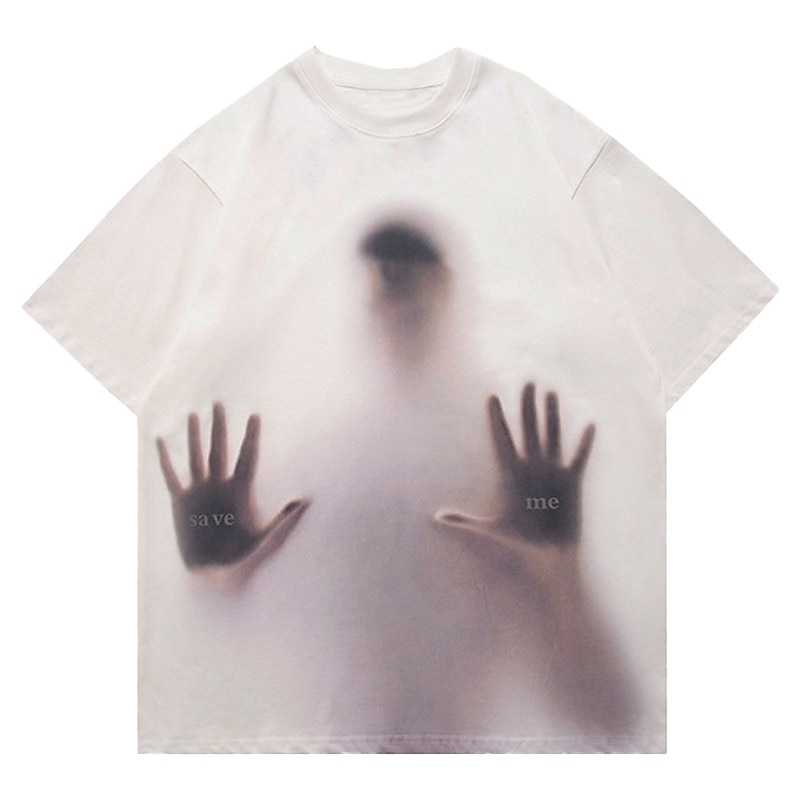 Homme Dessin animé Impressions Graphiques T-shirt Manche Courte T-shirt Impression 3D Col ras du cou Chemise Sports Designer Occasionnel Extérieur Rue Quotidien Blanc + Gris clair Rose Claire Bleu Été de 2025 ? $17.99 –P1