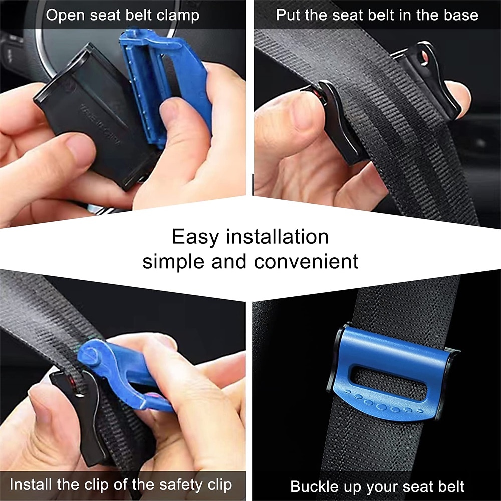 2-Pack Car Seat Belt Adjuster - Comfort Shoulder & Neck Strap Positioner for Adults, Universal Fit 2025 - $9.99 –P10