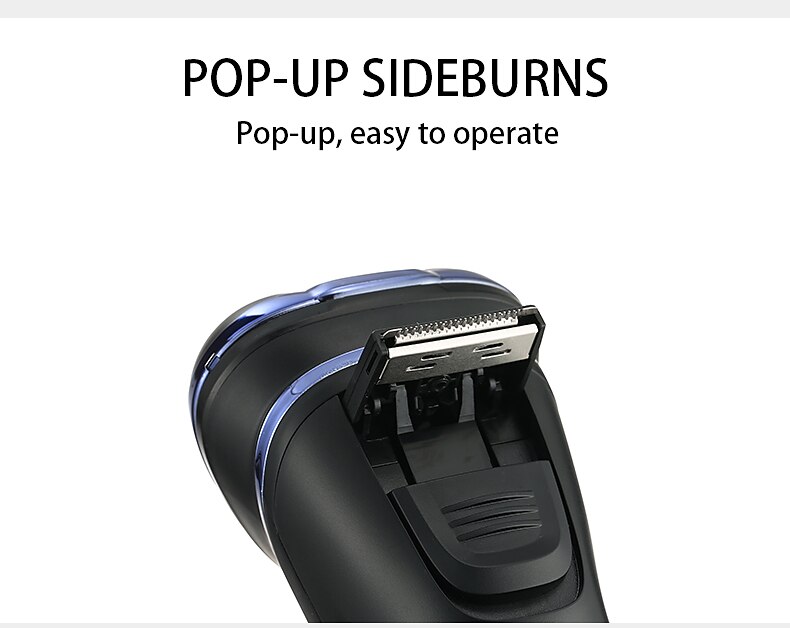 VGR Electric Razor for Men USB Rechargeable 3D Rotary Men's Shaver Pop-up Beard Trimmer Grooming Kit IPX7-Waterproof Corded & Cordless Wet Dry Beard Shavers LED Display 2025 - $47.99 –P15