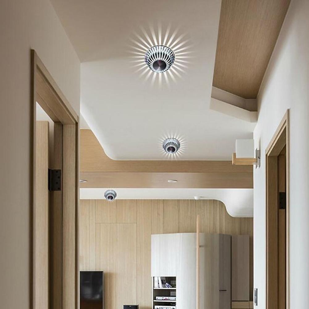 1-licht 10cm modern/eigentijds mini-stijl inbouw wandlampen led sferisch ontwerp aluminium gang trappen wandlamp 90-240v 3w 2025 - $46.99 –P2