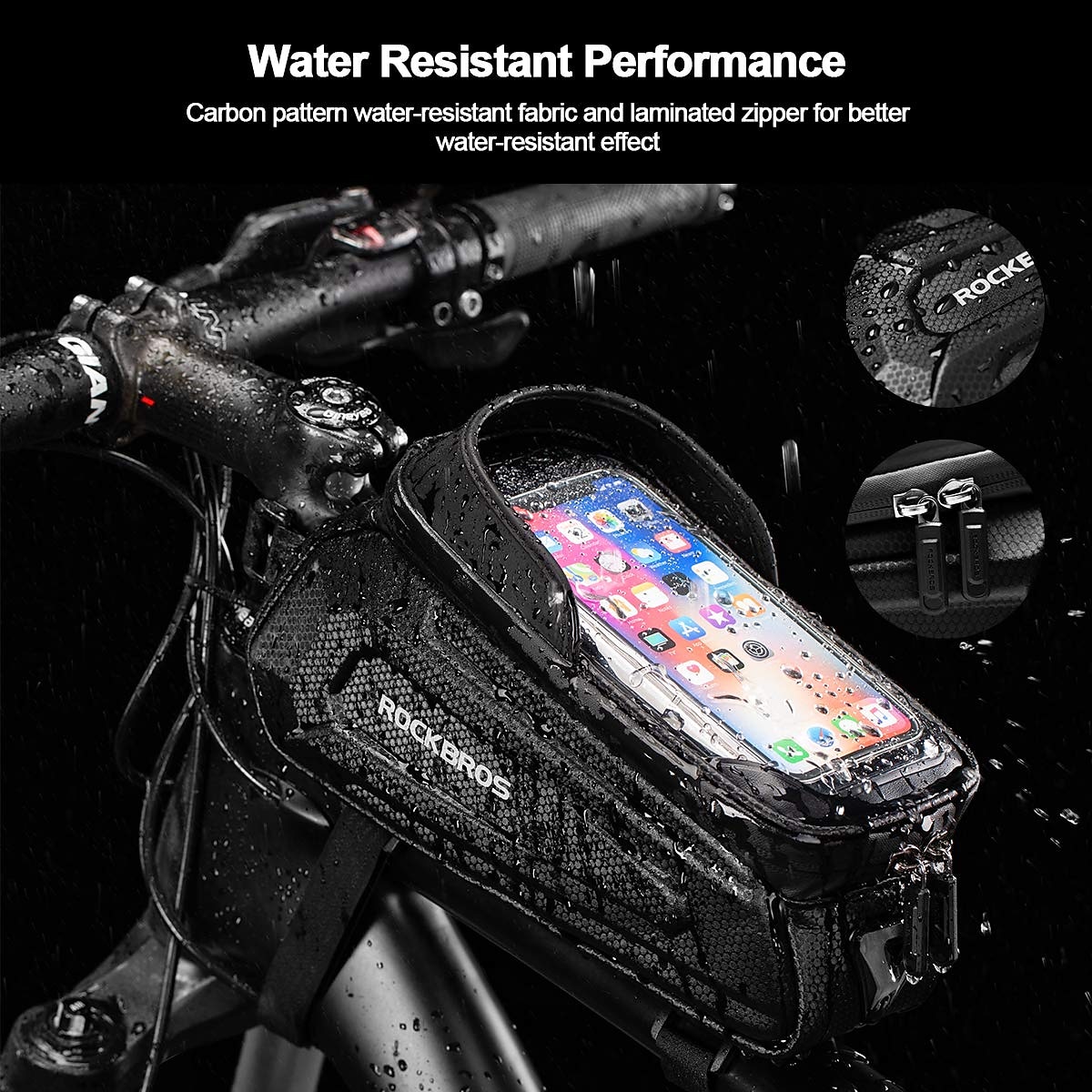 Bike Frame Bag Top Tube Touchscreen Portable Rain Waterproof Bike Bag Waterproof Material Bicycle Bag Cycle Bag Bike / Bicycle Cycling 2025 - $32.99 –P5