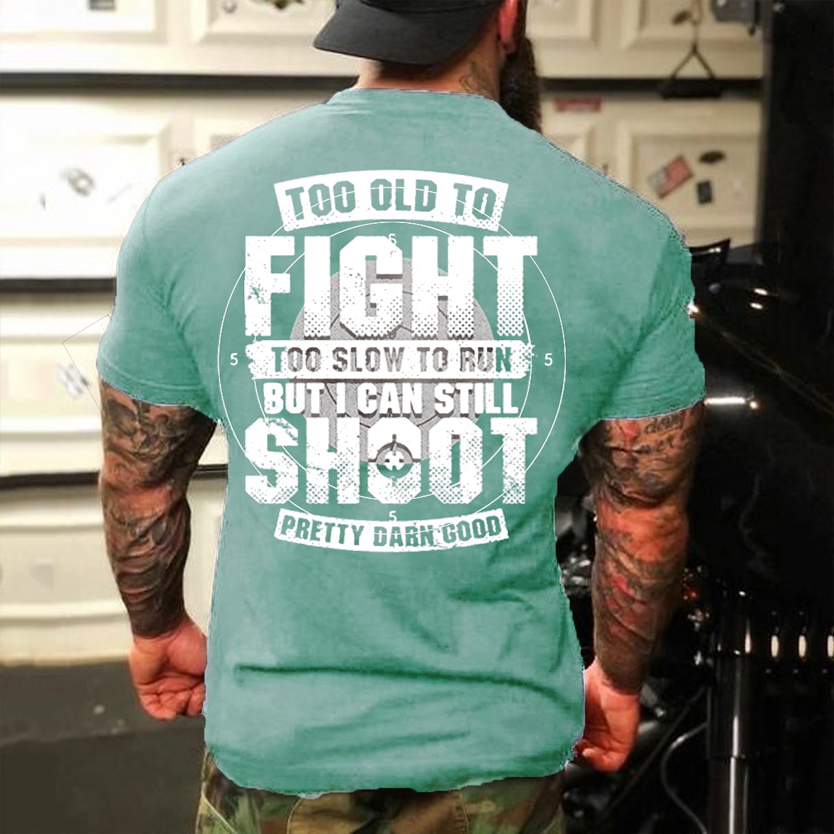 Homens Letra Velho demais para lutar Camiseta Camisetas gráficas 100% Algodão Manga Curta Gráfico Camisa Preto Vinho Vermelho Camiseta confortável Rua Feriado Roupas de estilistas de 2025 por $15.99 –P2