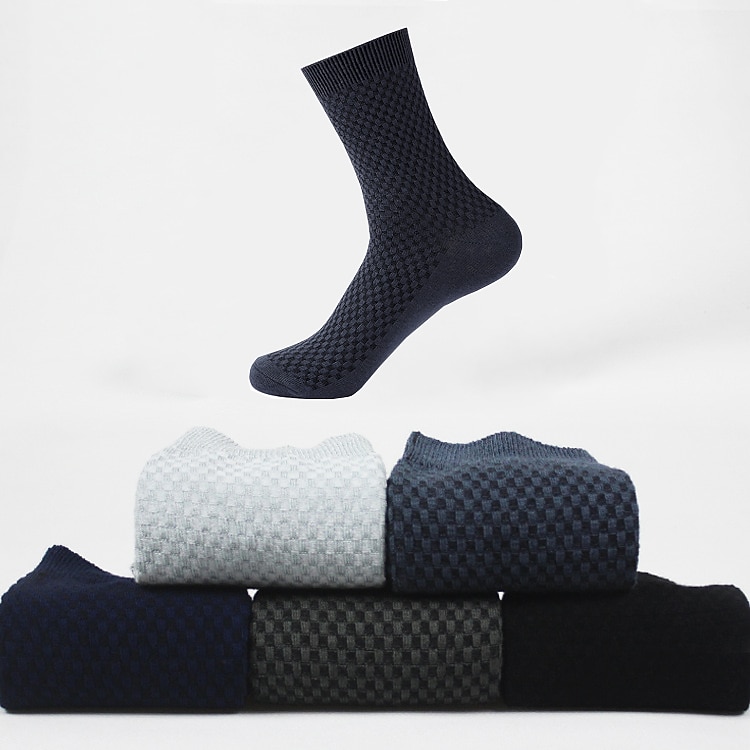 Męskie 3 pary Skarpety Skarpety uciskowe Skarpety do adidaów (Crew socks) Czarny Granatowy Kolor Solidne kolory Codzienny Sport Średnie Wiosna, jesień, zima, lato Moda Wygoda 2025 - $4.99 –P1