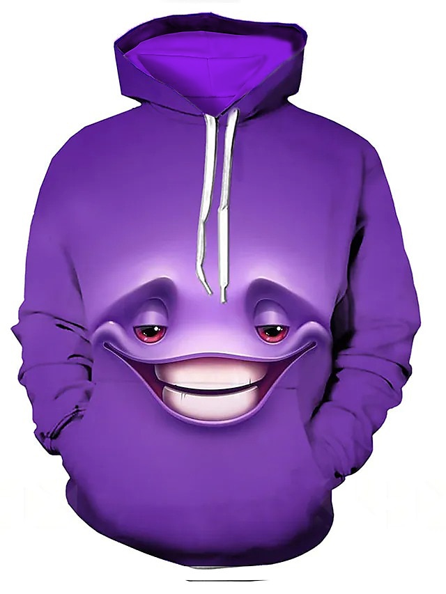 Wishine sudaderas con capucha unisex impresión digital 3d película de terror payaso sudadera pulóver top negro xl tops de calavera 2025 - $29.99 –P2
