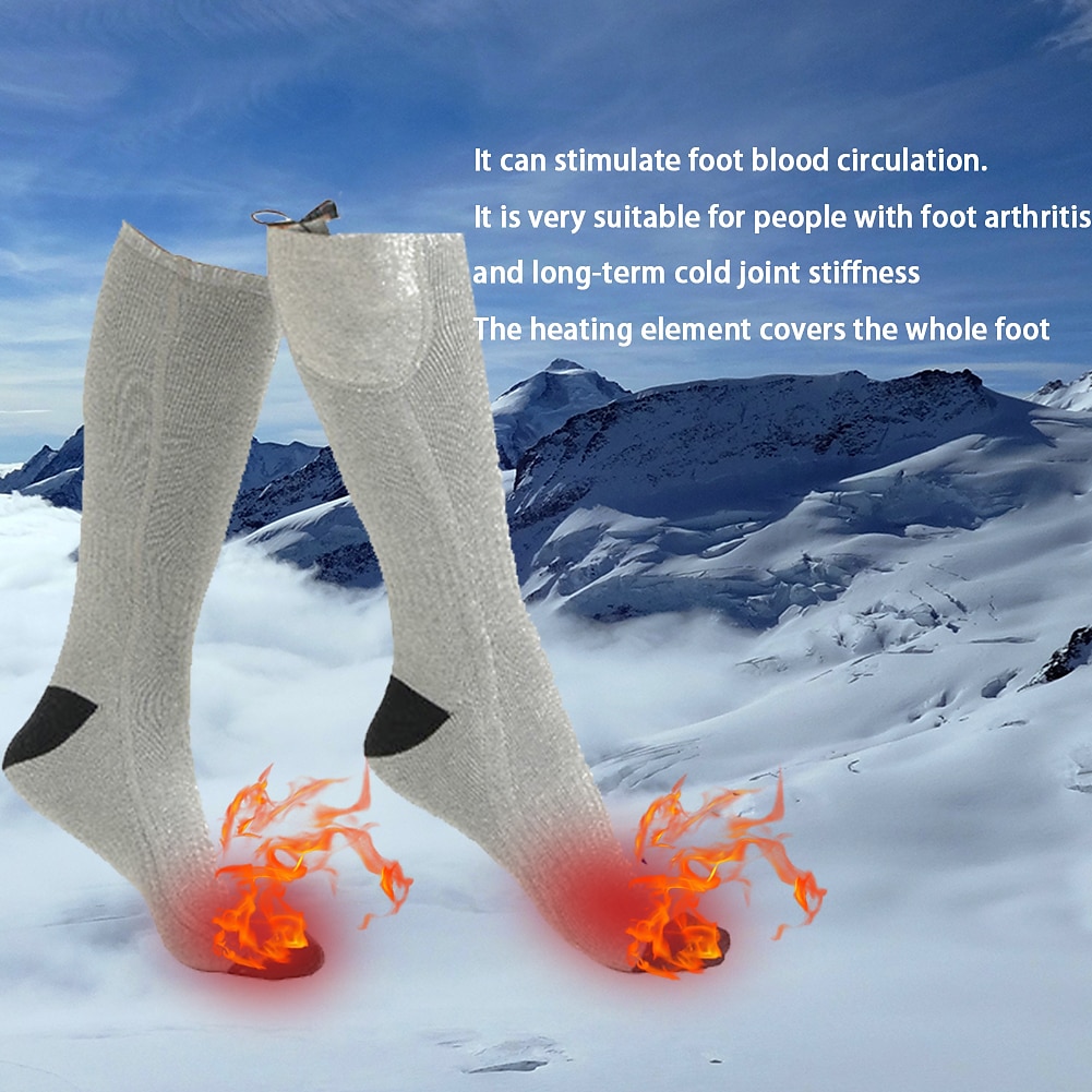 Winter Heated Socks Men Women Self-Heating Socks Thermal Warm