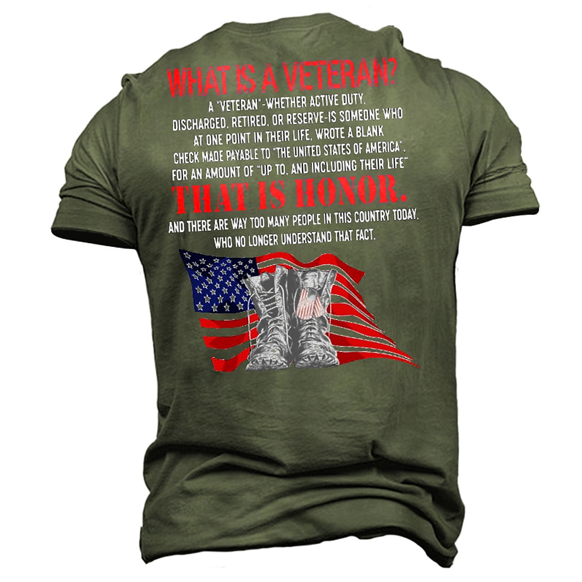 T-shirt graphique à lettres pour hommes humoristique pour vétérans patriotes et patriotes T-shirt à manches courtes T-shirt en 3D chemise à col ras du cou vintage sports designer extérieur street de 2025 ? $17.99 –P5