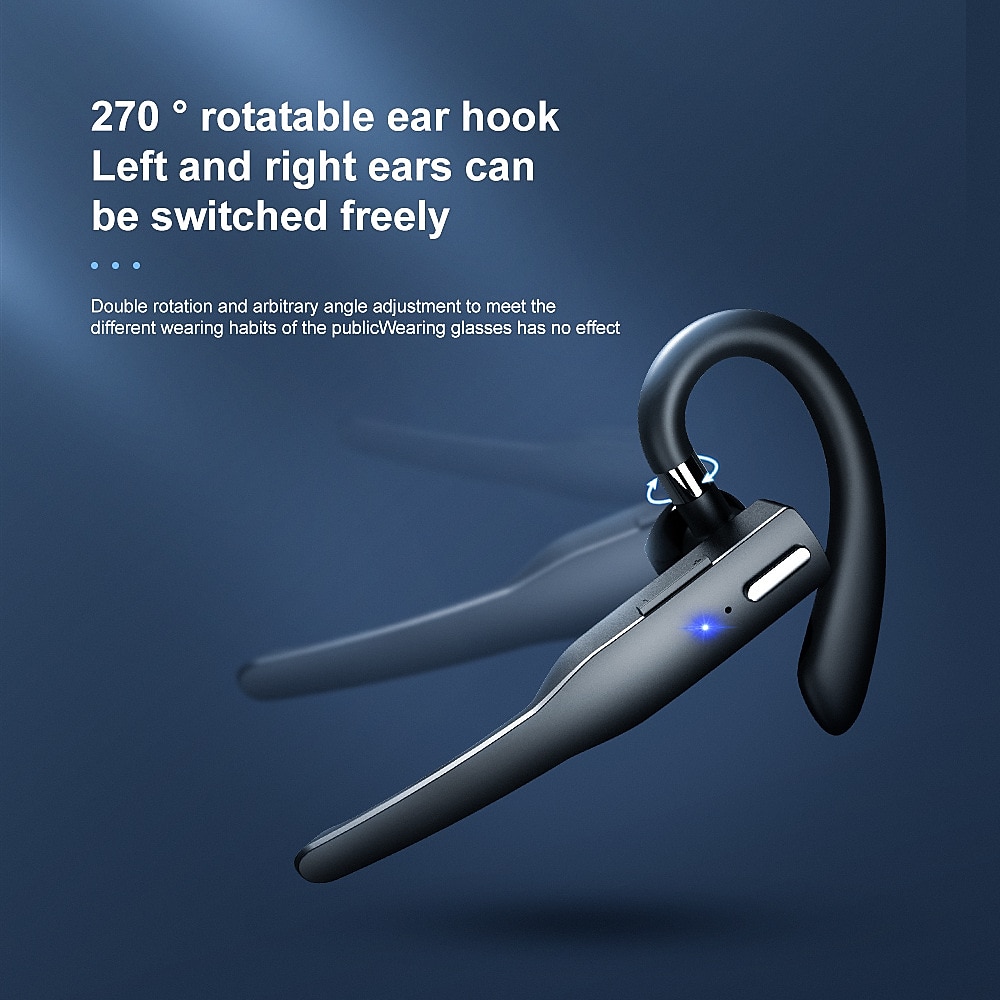 Fone de Ouvido YYK525 Bluetooth Sem Fio Compatível Fone de Ouvido de Negócios Handsfree Mini Embutido com Microfone para Condução de Carro de 2025 por $21.99 –P4