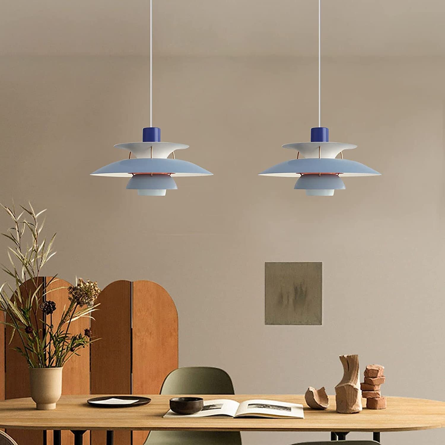 lampada a sospensione a led ufo, lampade a sospensione moderne per camera da letto di colore lampada a sospensione in alluminio e26 base lampada a sospensione a lunghezza regolabile per soggiorno del 2025 a $279.99 –P7