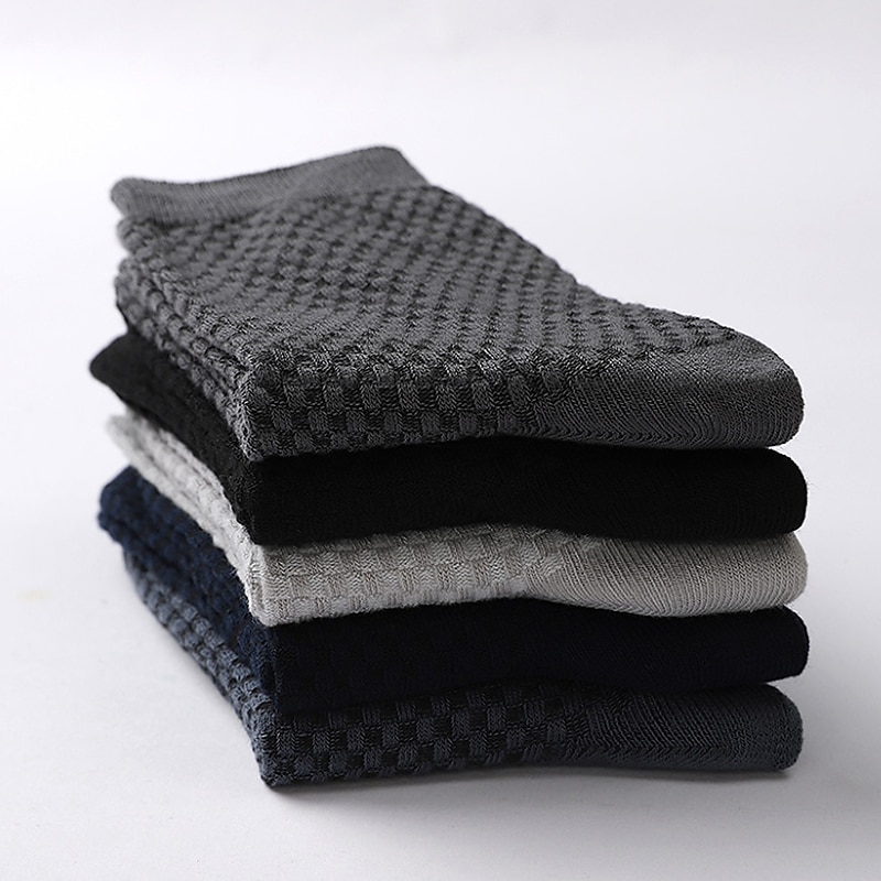 Męskie 3 pary Skarpety Skarpety uciskowe Skarpety do adidaów (Crew socks) Czarny Granatowy Kolor Solidne kolory Codzienny Sport Średnie Wiosna, jesień, zima, lato Moda Wygoda 2025 - $4.99 –P8