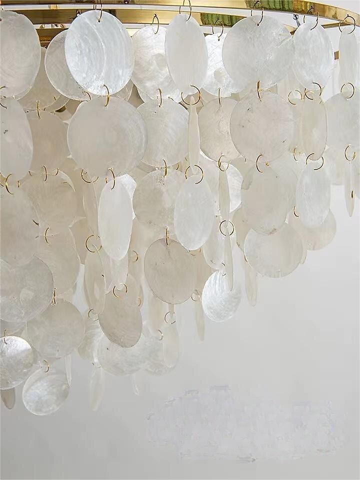 Lampadario 4 luci 50 cm scocca in metallo finiture verniciate moderno 110-120v / 220-240v del 2025 a $447.09 –P4