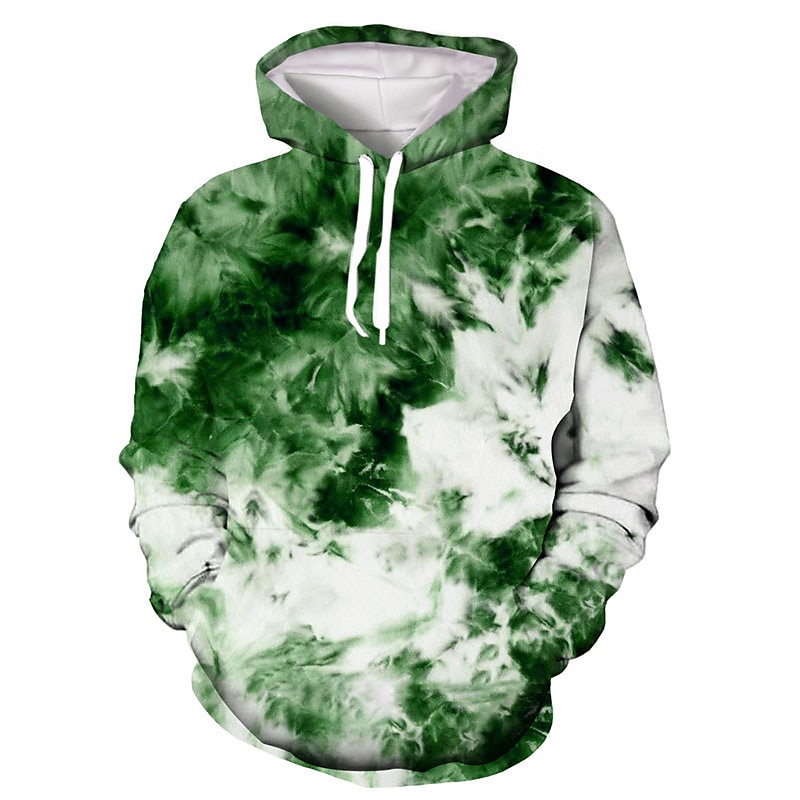 Homens Gráfico Tintura Tie Dye Moletom Moletons Roupa de rua Designer Manga Longa Com Capuz Diário Final de semana Streetwear Amarelo Rosa Imprimir Bolso frontal Primavera & Outono Designer de 2025 por $29.99 –P4