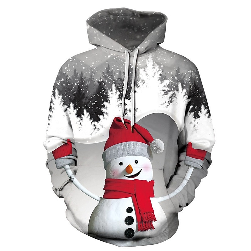 sweat à capuche de Noël sweat à capuche pour homme sweat à capuche pour homme sweat à capuche jaune vert clair kaki rouge bleu clair à capuche père Noël imprimés graphiques imprimé moche sports de 2025 ? $32.99 –P6