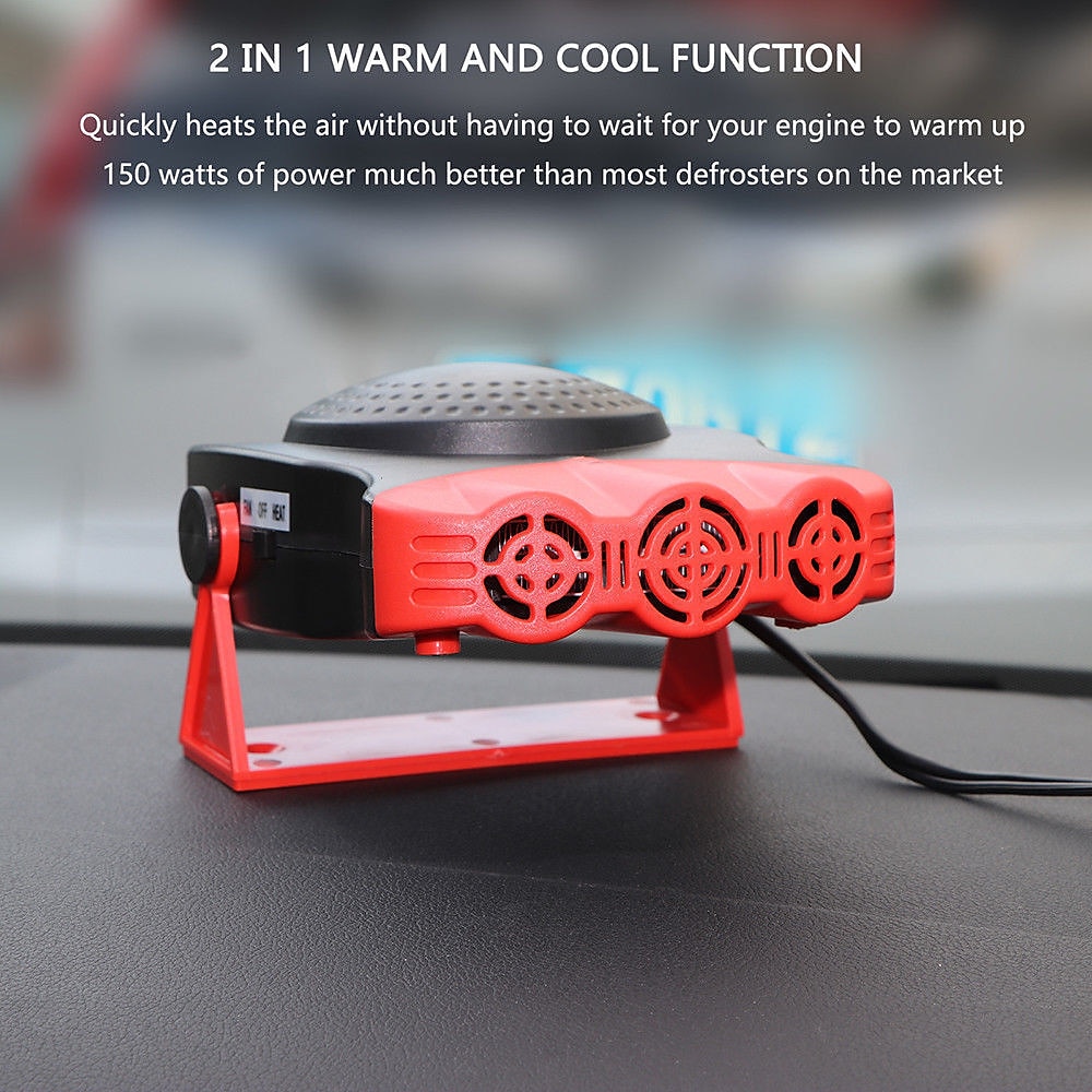 Car Heater/Fan Portable Electric 12V 200W 2 in 1 Heating/Cooling Fan Functions Quick Heating Car Defroster Defogger Controller 2025 - $22.99 –P10