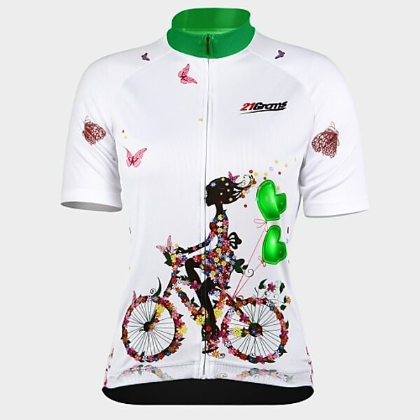 Per donna Maglia da ciclismo Manica corta Autunno Bicicletta Maglietta / Maglia Superiore con 3 tasche posteriori Ciclismo da montagna Cicismo su strada Traspirante Asciugatura rapida Design del 2025 a $28.99 –P10
