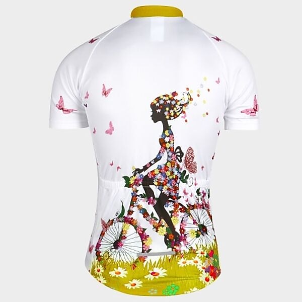Per donna Maglia da ciclismo Manica corta Autunno Bicicletta Maglietta / Maglia Superiore con 3 tasche posteriori Ciclismo da montagna Cicismo su strada Traspirante Asciugatura rapida Design del 2025 a $28.99 –P17