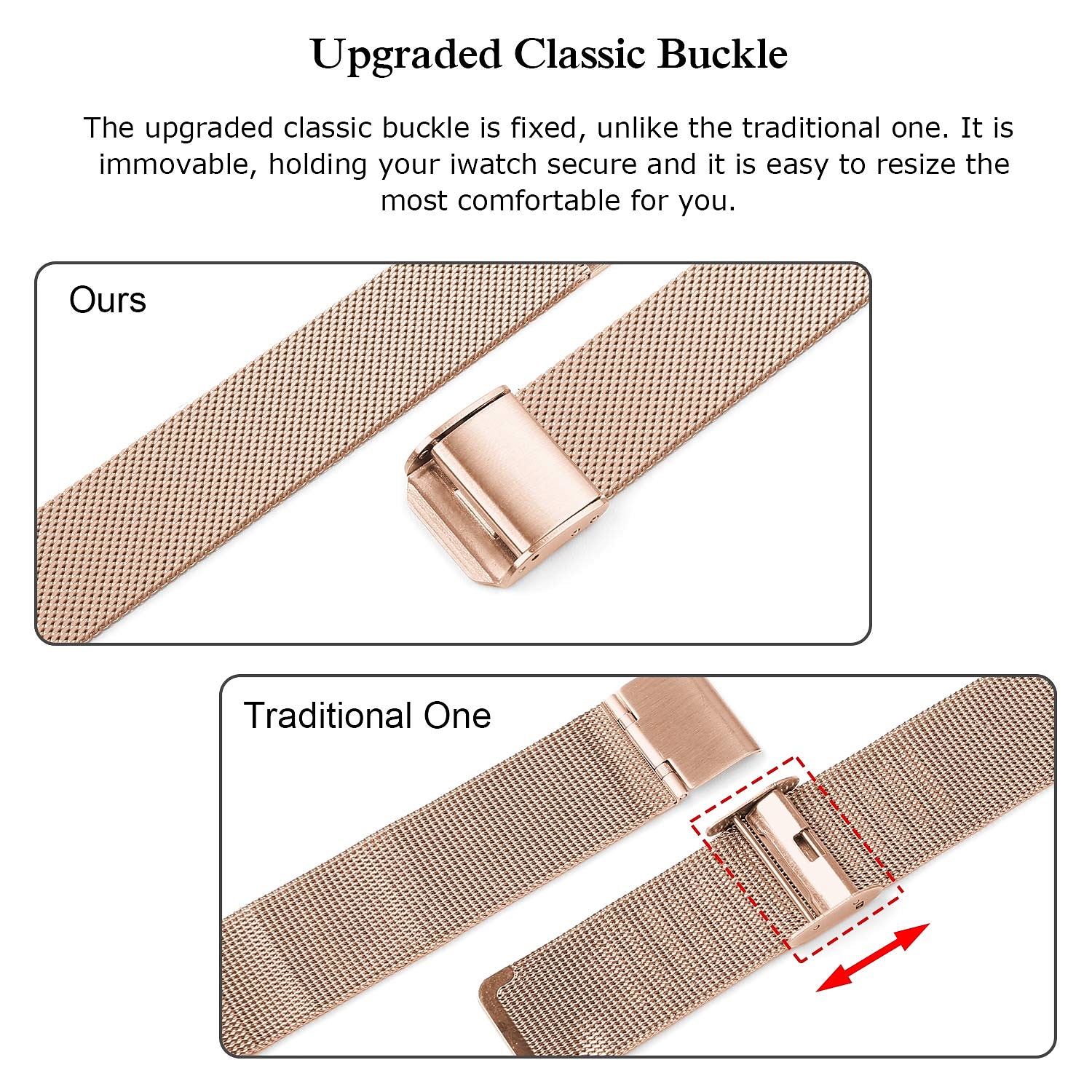 Watch Band for Apple Watch Series 8 7 6 5 4 3 2 1 SE Stainless Steel Replacement  Strap Milanese Loop Wristband 2026 - $16.99 –P5