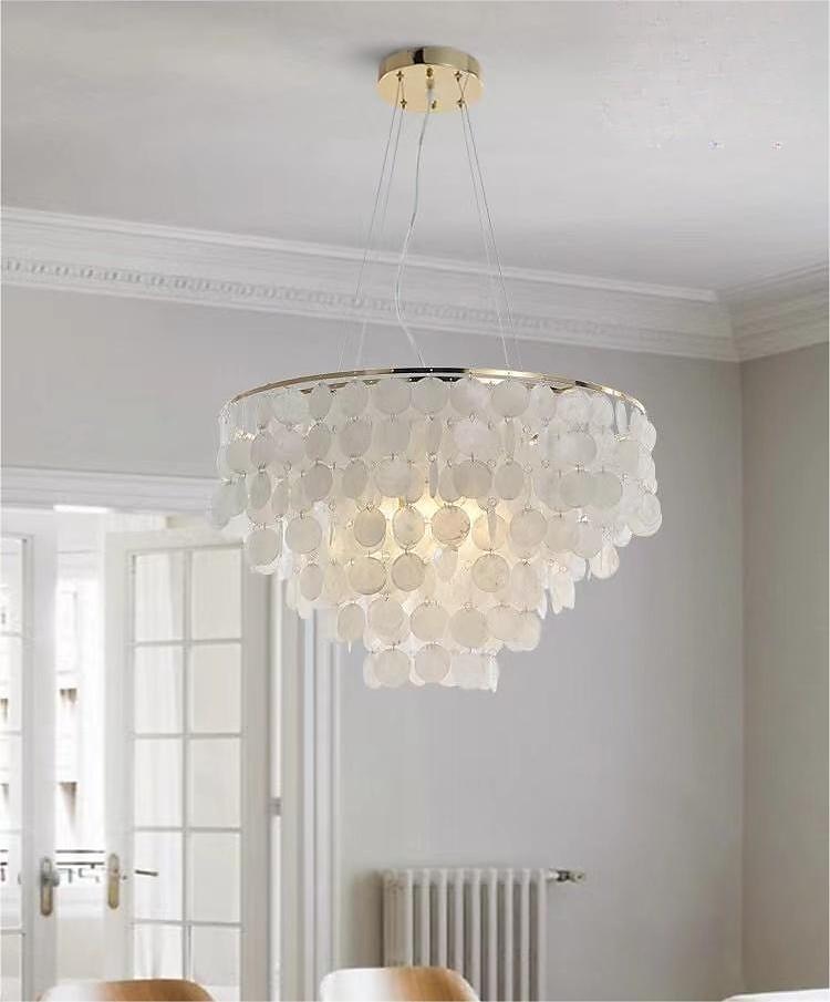Lampadario 4 luci 50 cm scocca in metallo finiture verniciate moderno 110-120v / 220-240v del 2025 a $447.09 –P3