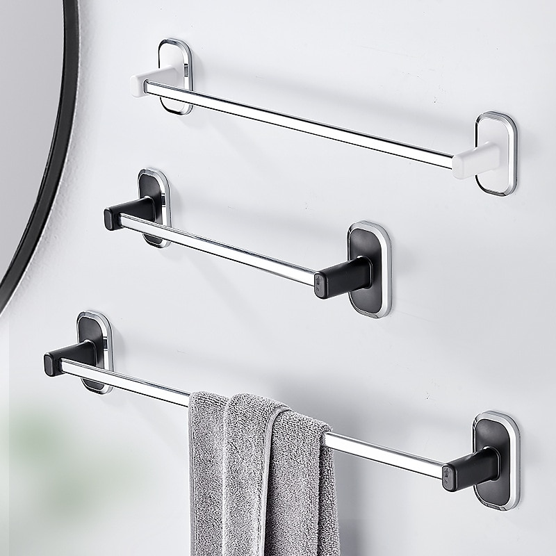 Portasalviette in acciaio inox autoadesivo con ventosa da bagno appendiabiti da bagno appendiabiti da parete in plastica aspirazione singola barra porta asciugamani senza fori del 2025 a $23.99 –P1