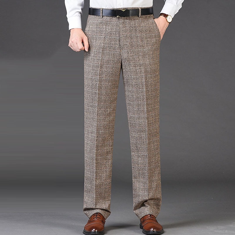 Men's Dress Pants - Wide Leg & Flat Front Pants