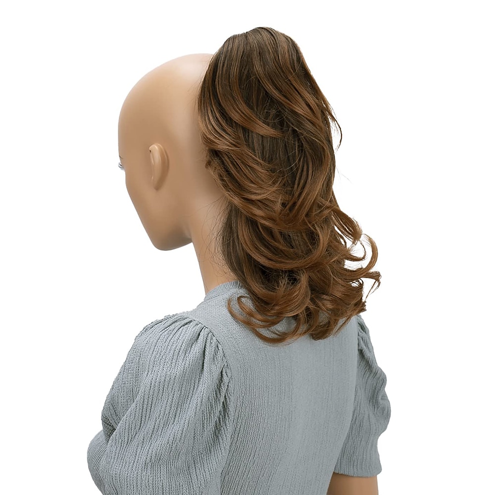 hairpiece extensions ponytail ογκώδη κυματιστό ξανθό μείγμα h136 2025 - $22.99 –P13
