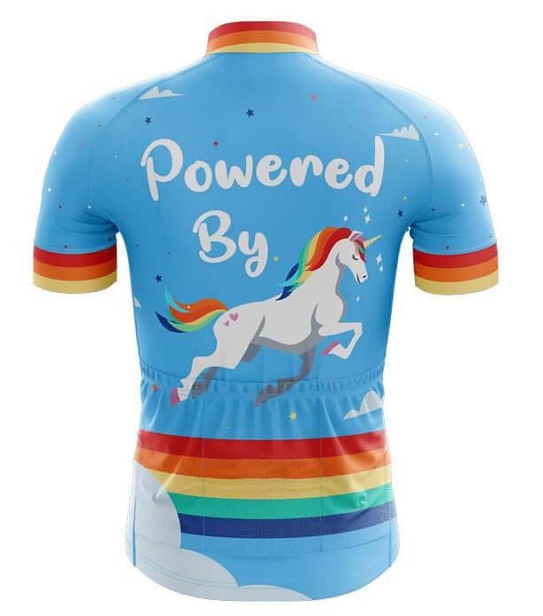 Homme Maillot de cyclisme Arc-en-ciel Licorne Drôle Manche Courte Cyclisme Maillot Top avec 3 poches arrière VTT Vélo tout terrain Cyclisme sur route Séchage Rapide Doux Bandes réfléchissantes Poche de 2026 ? $30.99 –P11