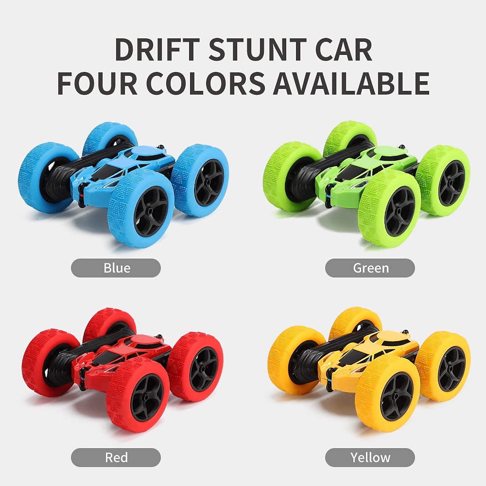Car Stunt Remote Control Vehicle Off-road Remote Control Truck 4WD 2.4GHZ RC Rock Crawler With Headlights Double Sided 360 Flip Remote Control Car Gifts For Boys and Girls 2025 - $38.99 –P12