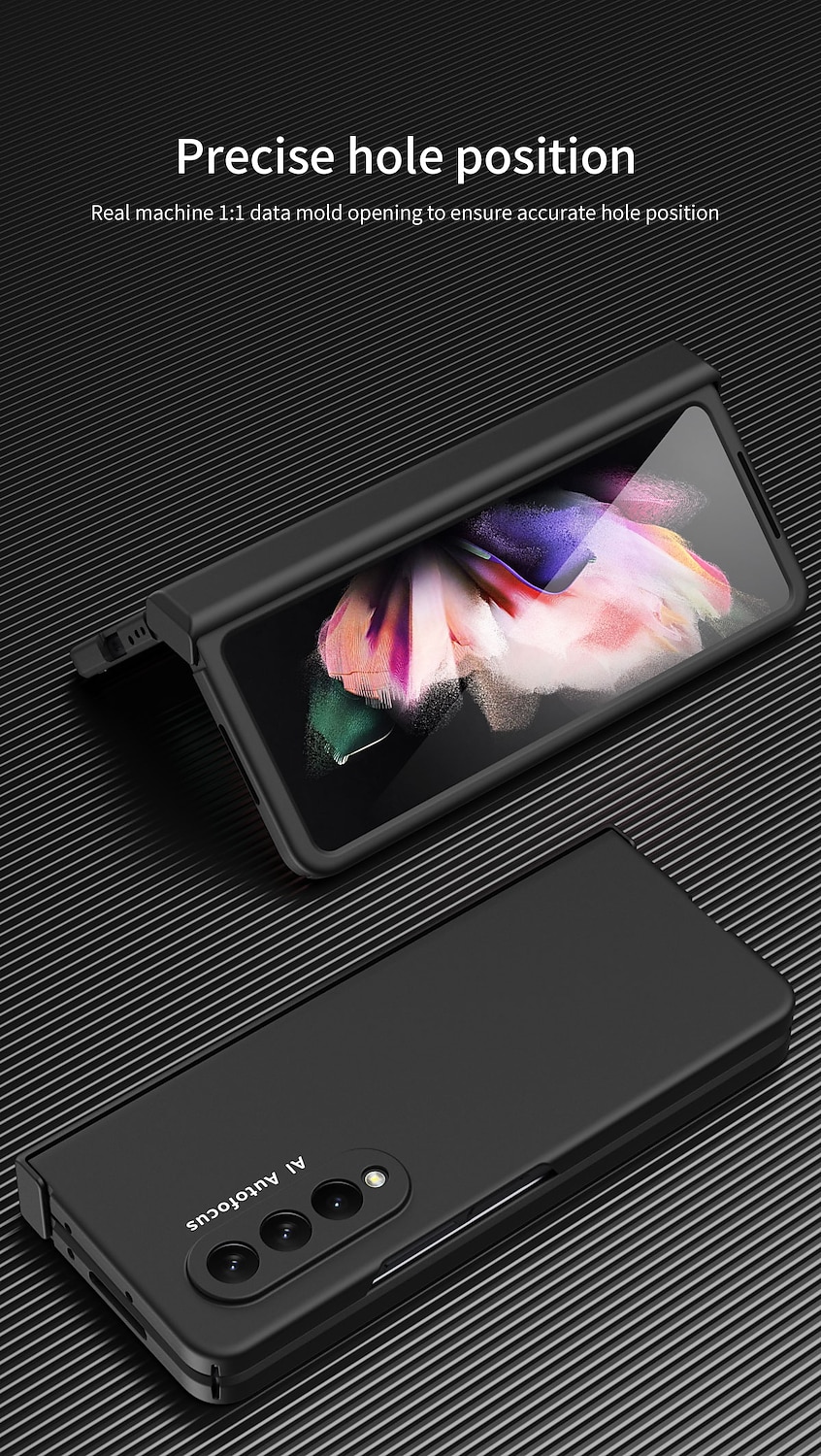 Чехол для телефона для Samsung Galaxy Z Fold 5 Z Fold 4 Z Fold 3 Z Fold 2 Flip защитная рамка Flip полный чехол защитный однотонный ПК 2025 - $32.99 –P9