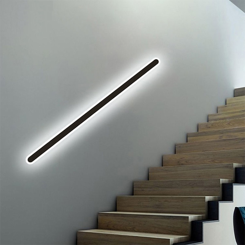 led fali lámpák hosszú csík modern beltéri fém fali lámpák tükör világítás falikarok meleg hideg fehér 3000/6000k 1500lm akril hálószoba fali lámpák 2025 - $66.99 –P7