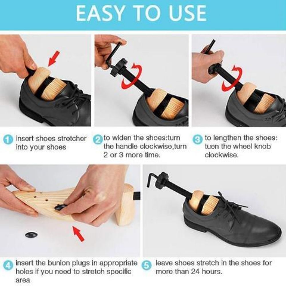 Adjustable 1pcs Unisex Shoe Stretcher Wooden Shoes Tree Shaper Rack,Wood Flats Pumps Boots Expander Trees 2025 - $20.99 –P2