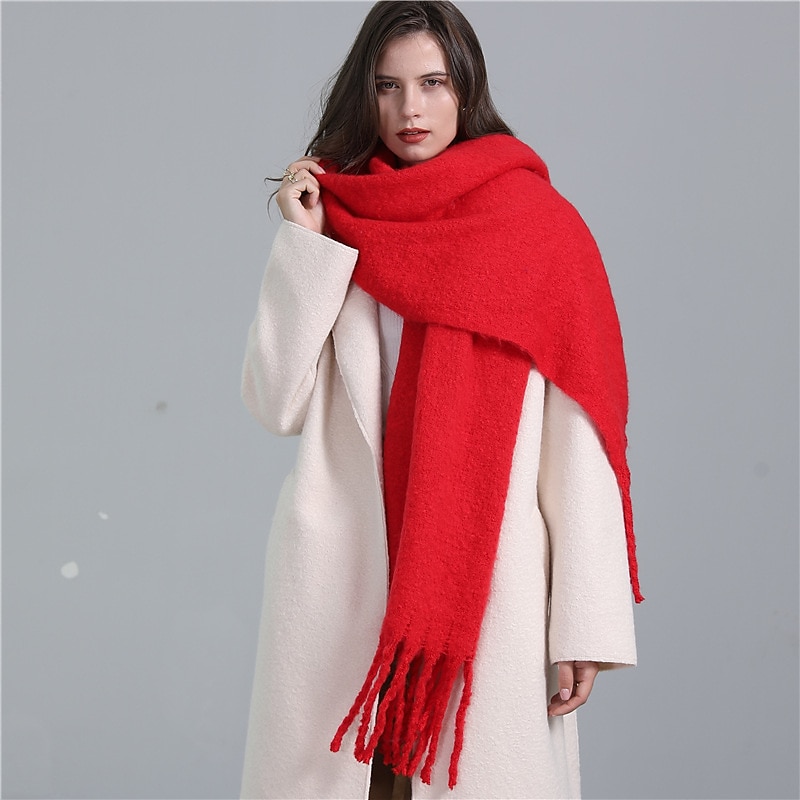 foulards pour femmes quotidien vacances simple décontracté chaud décontracté / quotidien 1 pièce de 2025 ? $14.99 –P5