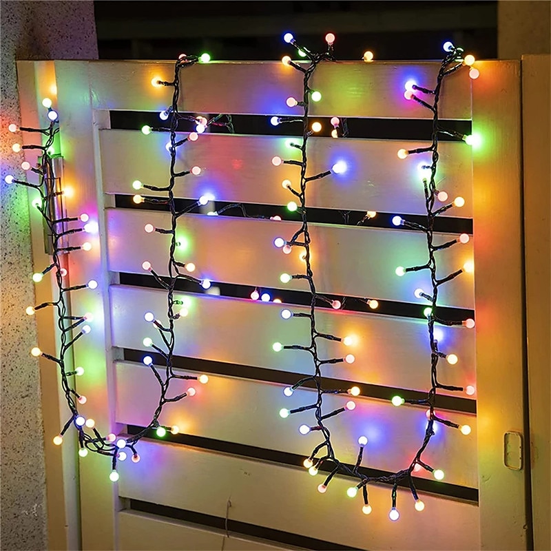 Elegant Wedding Party Reception String Lights – 10M/5M, 250/500 LEDs Firecracker & Mini Ball Fairy Lights, 8 Modes, Outdoor Xmas Garland for Home Decor 2025 - $32.99 –P6