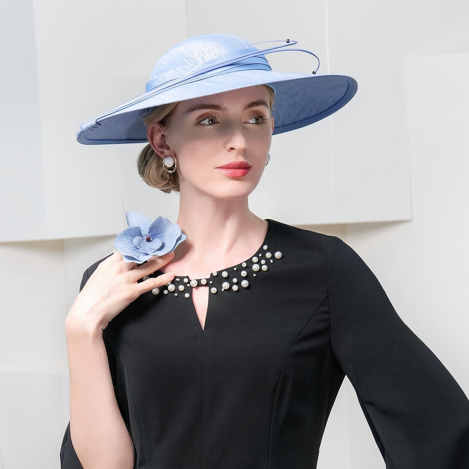 Modedesign Elegant Hatter med Fjær 1PC Bryllup  Fest  Kveld Hodepryd å imponere Hatter Race Day Kjole 2025 - $90.99 –P8