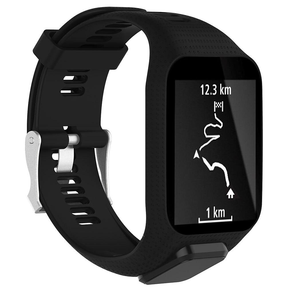2025年 スマートウォッチバンド と互換性があります TomTom Adventure Golfer 2, Runner Spark 3/2 Cardio+Music スマートウォッチ ストラップ ソフト 弾性ある 調整可 スポーツバンド 置換 リストバンド  コレクション – $15.99 –P4