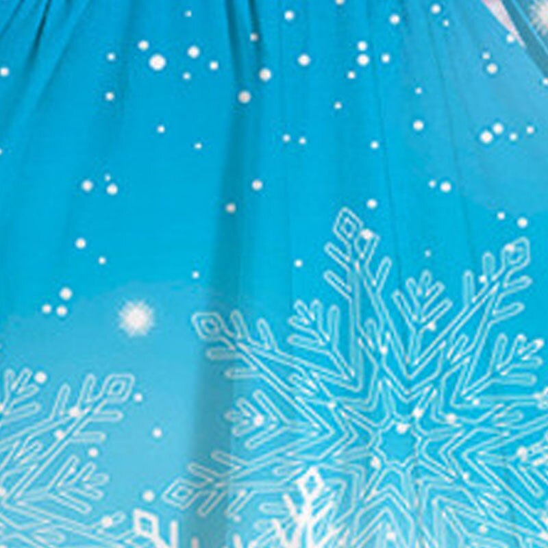 Kids Girls' Dress Snowflake Long Sleeve Casual Fur Trim Crewneck Adorable Daily Polyester Above Knee Casual Dress Swing Dress A Line Dress Fall Winter 2-13 Years Navy Blue Blue Sky Blue 2025 - $24.99 –P2