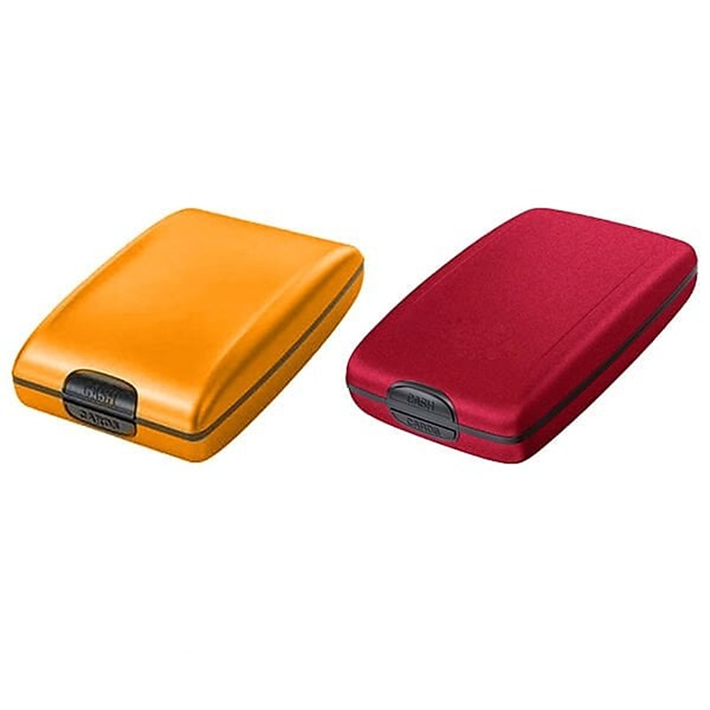 Portafoglio portacarte di credito da scrivania portacarte da visita custodia portacarte in acciaio inox plastica ABS portacarte per donne uomini del 2025 a $11.99 –P5
