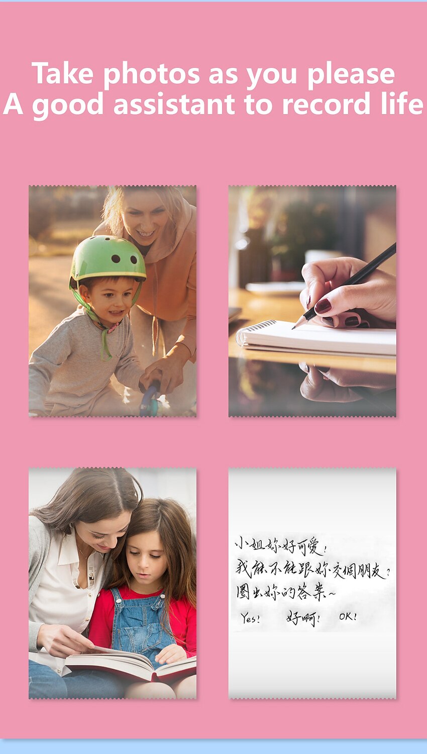 Mini Portable Thermal Printer Bluetooth Connection For Mobile Phone Student Wireless Printer Error Problem Printing 2023 - US $21.49 –P9
