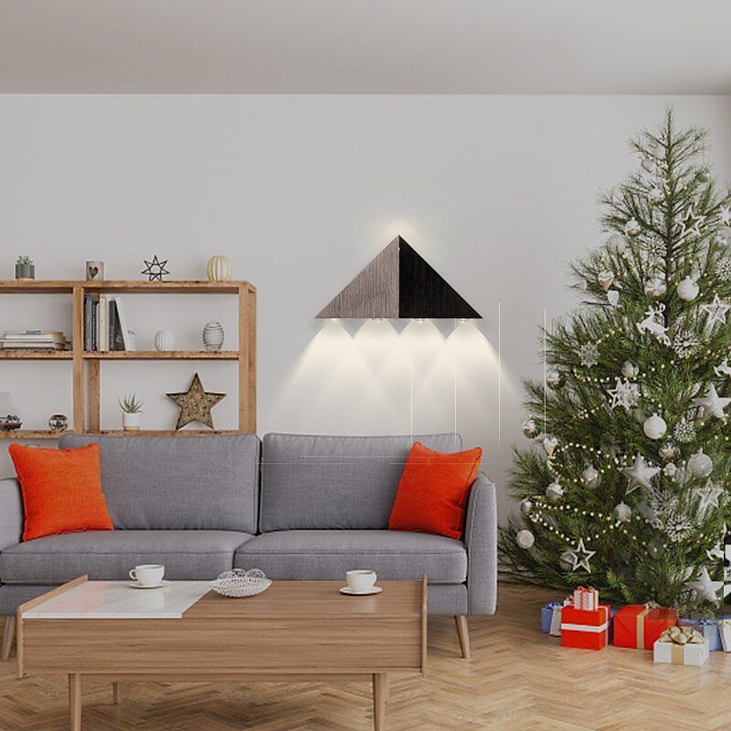 Lightinthebox Applique murale LED moderne 5 W Triangle LED Applique murale luminaire couloir intérieur haut bas applique murale pour théâtre studio restaurant hôtel multicolore de 2025 ? $66.99 –P1