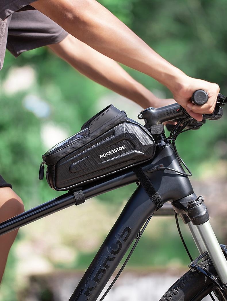 Genți Cadru Bicicletă Ecran tactil Portabil Impermeabil Geantă Motor Material impermeabil Geantă Biciletă Geantă Ciclism Bicicletă Ciclism 2025 - $31.99 -P2