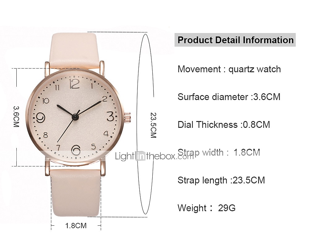 Mother's Day Gift for Women Watch Luxury Casual Quartz Alloy Watch Ladies Fashion Stylish Stainless Steel Dial Casual Bracele Leather Wristwatch 2026 - $13.99 –P2