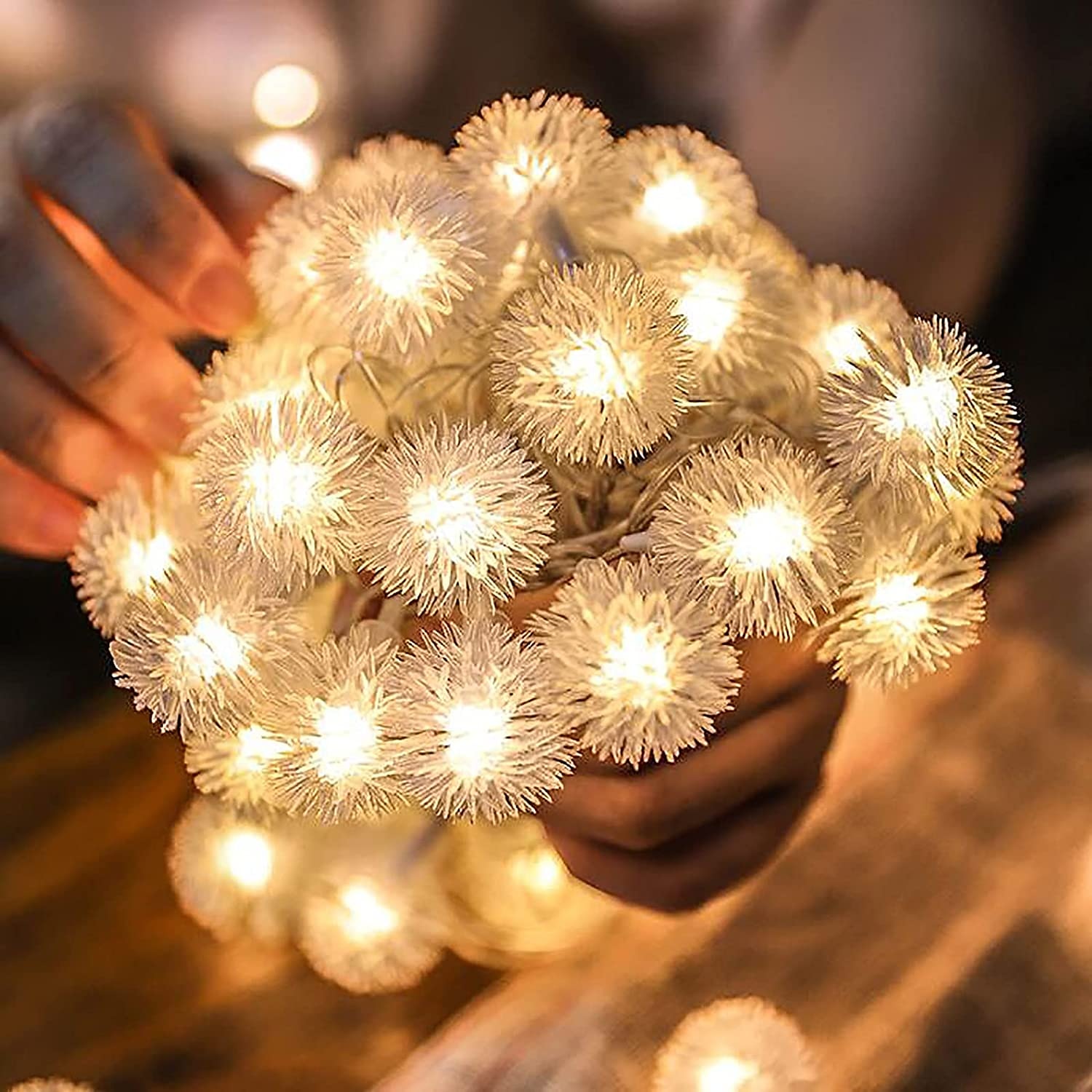 lucciola dente di leone luci della stringa di fata 10m-50m solare e plug-in doppio scopo esterno impermeabile fiori luci della stringa fiori luci della stringa creative luci natalizie festa all'aperto del 2025 a $24.99 –P2
