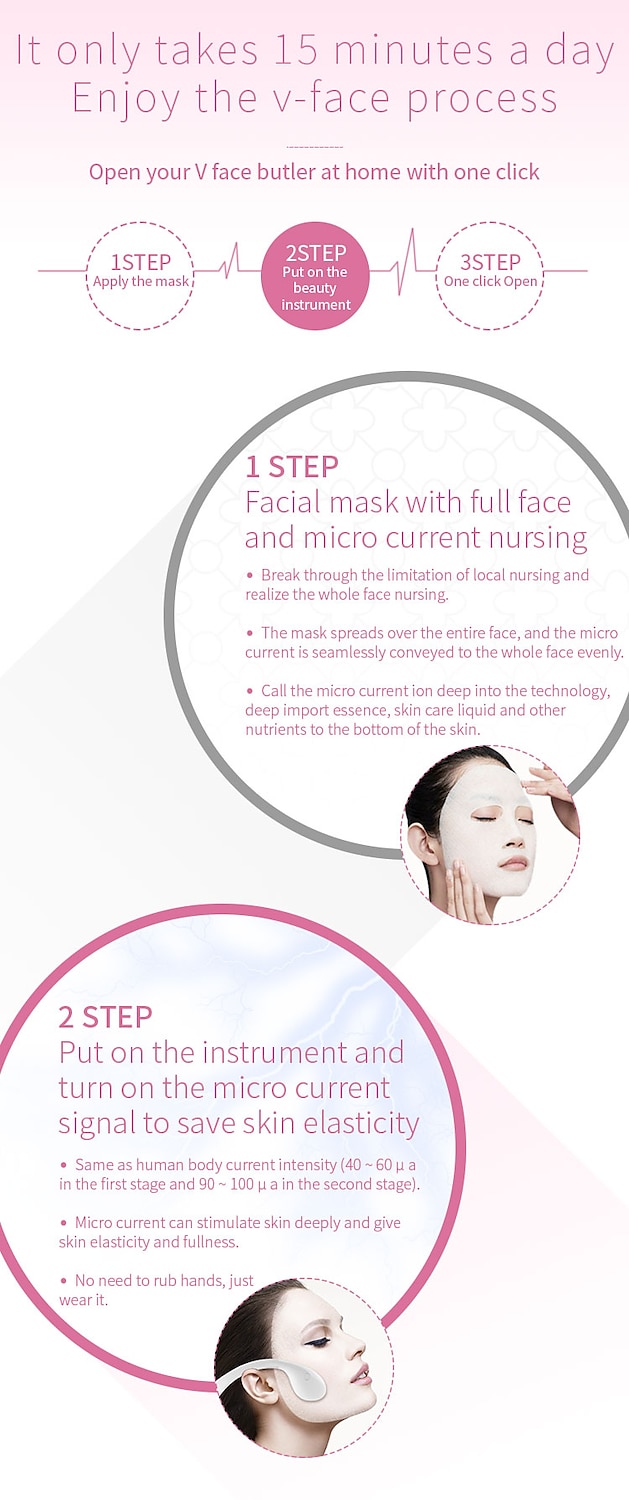 Electric V Face Lifting Double Chin Reducer Lifting Facial Slimming Shaping Microcurrent Led Light Devices Neck Massager Lift 2025 - $61.99 –P2
