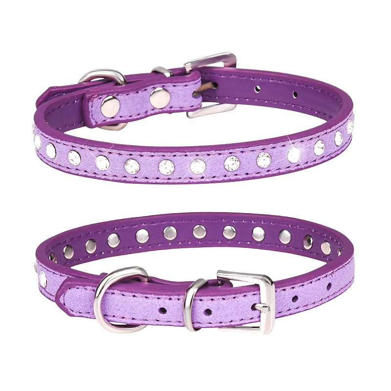 Chien Chat Colliers Ajustable Portable Durable Extérieur Marche Strass de 2025 ? $12.49 –P8