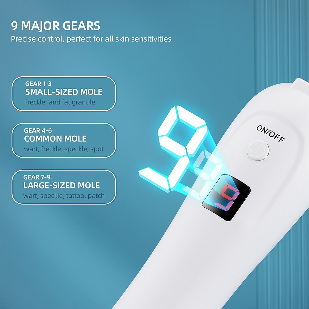 Electric LCD Display Portable Freckle Warts Dot Mole Dark Spot Freckle Removal Eraser Pen Salon Beauty Tool Valentine's Day Gift 2026 - $22.99 –P13
