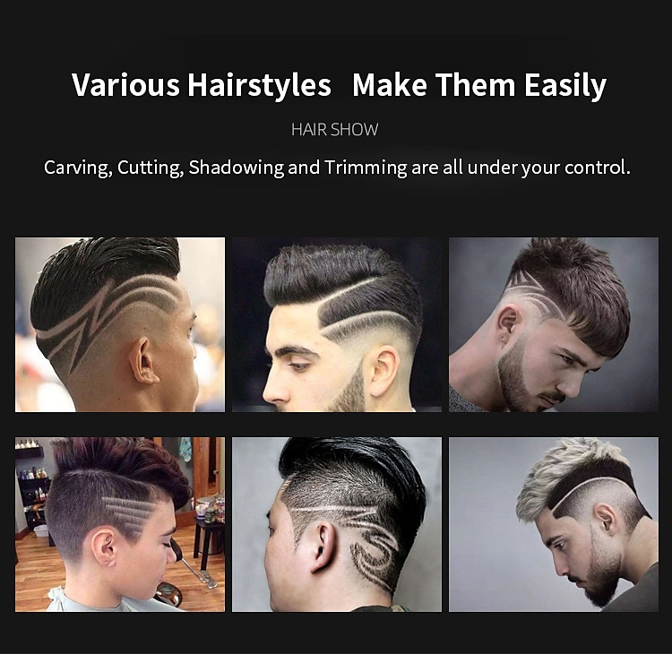 Electric Hair Trimmer Cordless Shaver Beard Trimmer Electric Shaver for Men 0mm Men Barber Hair Cutting Machine For Men 2025 - $16.99 –P2