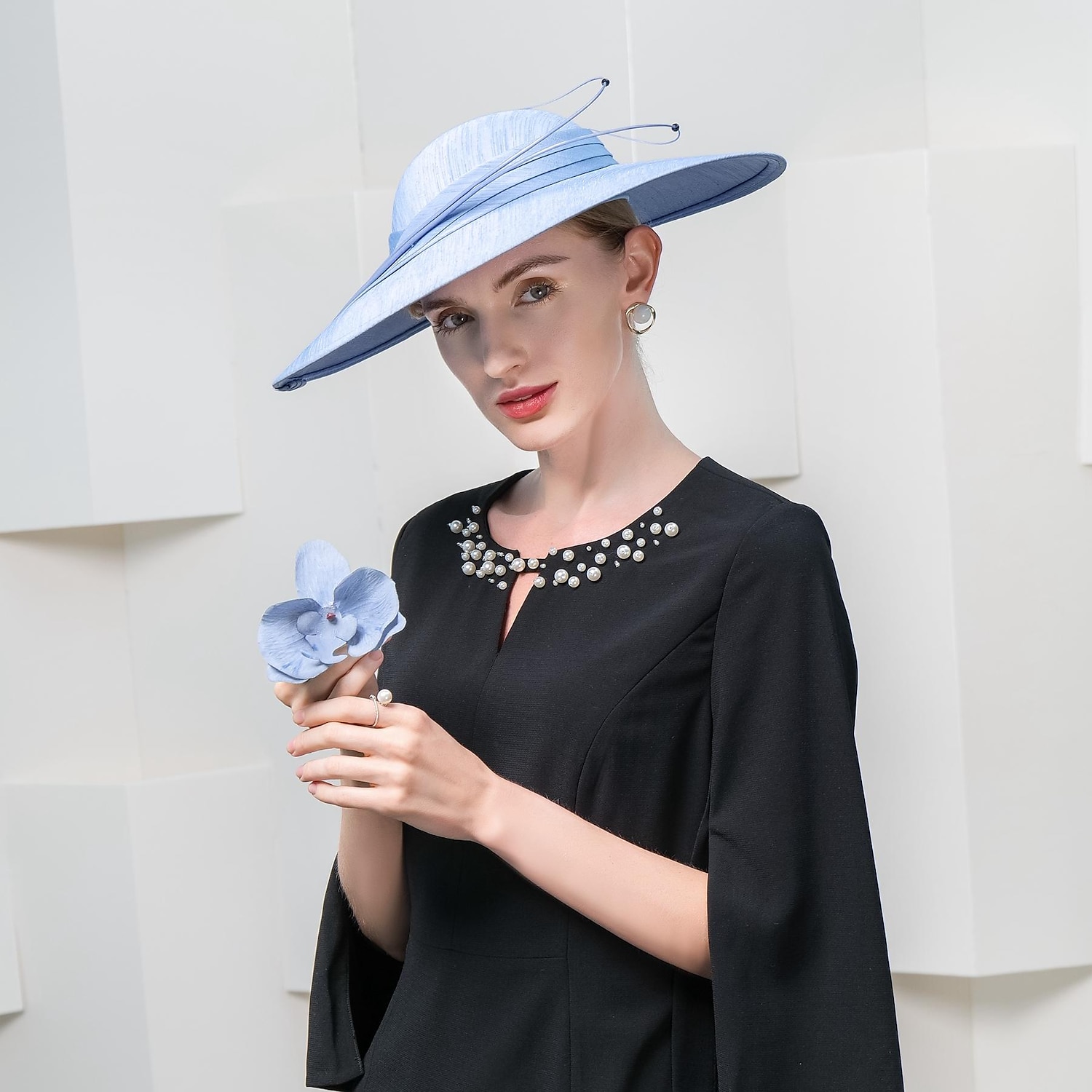 Modedesign Elegant Hatter med Fjær 1PC Bryllup  Fest  Kveld Hodepryd å imponere Hatter Race Day Kjole 2025 - $90.99 –P10