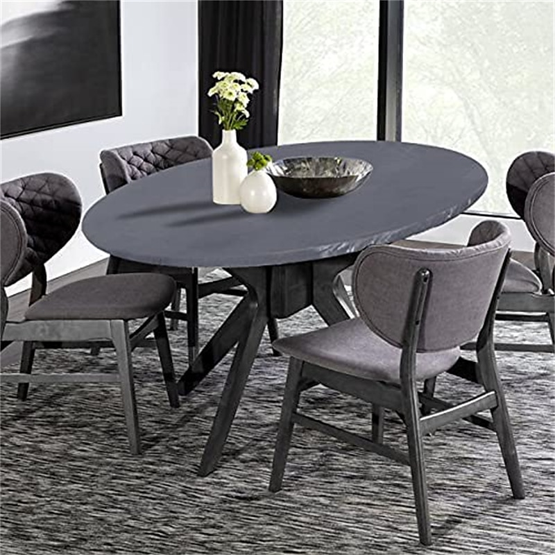 fata de masa nordica fata de masa elastica rotunda in aer liber fata de masa din PVC impermeabila si rezistenta la ulei pentru bucatarie, petrecere, vacanta, bufet 2025 - $8.49 –P3