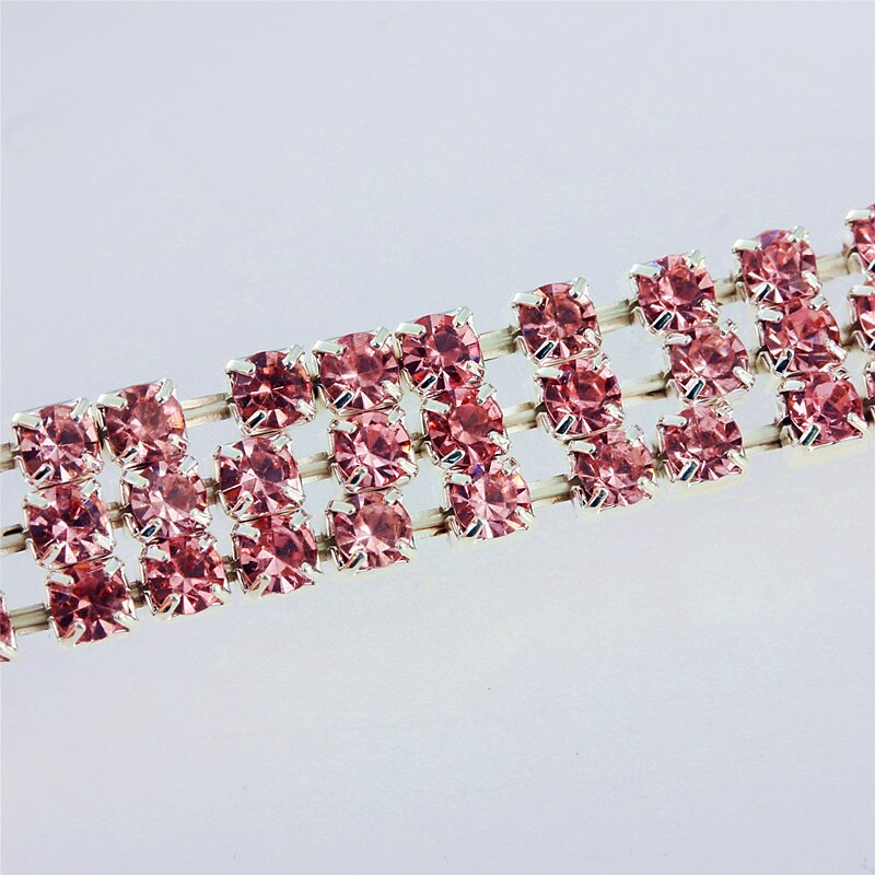 2 Pcs Dog Collars Chain for Small Medium Dogs Iced Out Crystal Stones Tennis Bling Collar Chain for Pet Puppy- Silver 2025 - $16.99 –P8