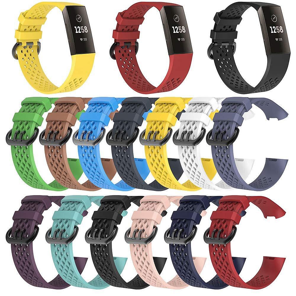 Smart Watch Band Συμβατό με Fitbit Charge 4 / Charge 3 / Charge 3 SE σιλικόνη Εξυπνο ρολόι Λουρί Ελαστικό Ρυθμιζόμενο Αναπνέει Αθλητικό Μπρασελέ Αντικατάσταση Περικάρπιο 2025 - $12.99 –P1
