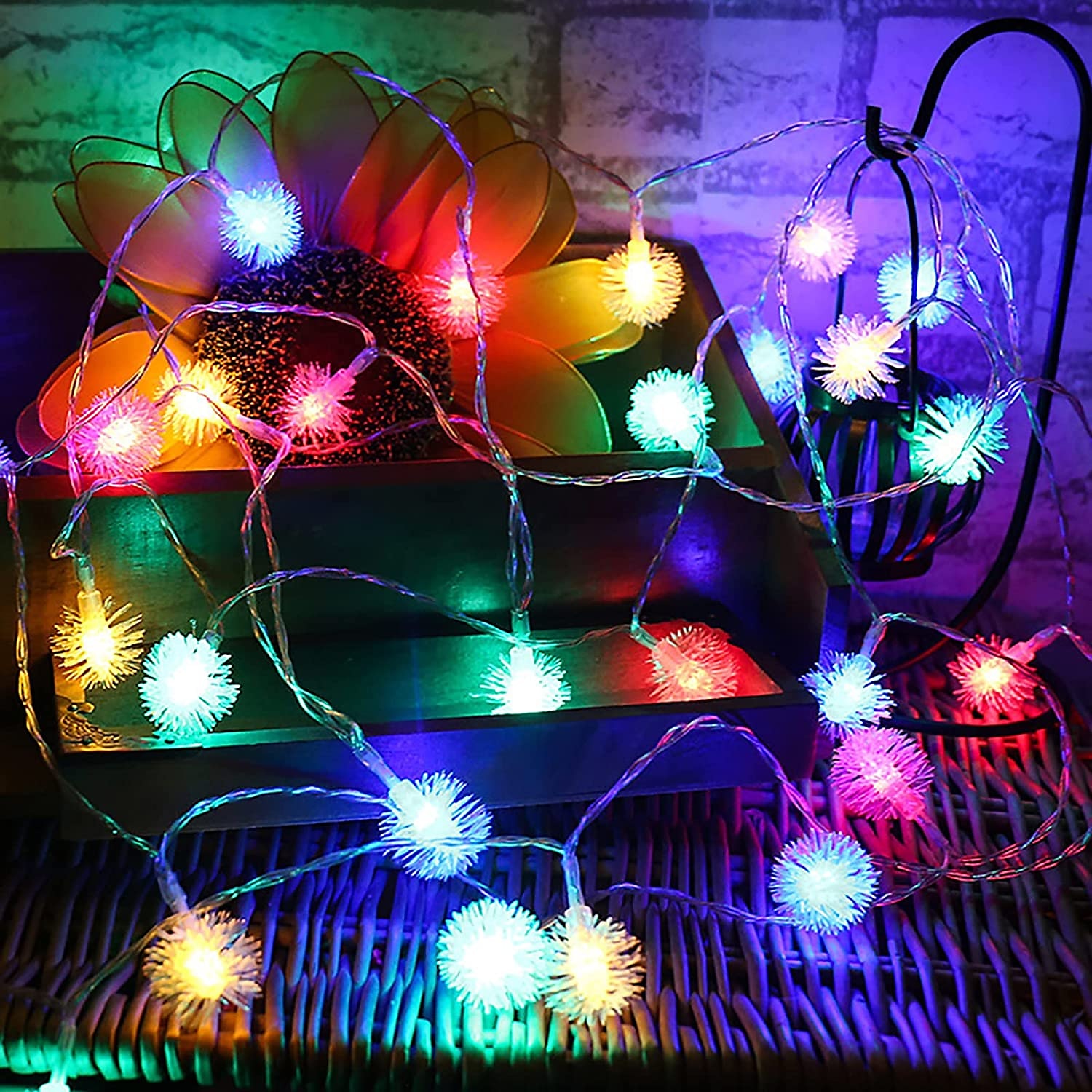 lucciola dente di leone luci della stringa di fata 10m-50m solare e plug-in doppio scopo esterno impermeabile fiori luci della stringa fiori luci della stringa creative luci natalizie festa all'aperto del 2025 a $24.99 –P7