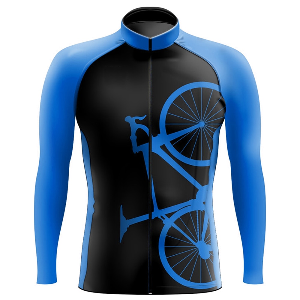 Муж. Велокофты Графика Смешной Длинный рукав Велоспорт Джерси Верхняя часть с 3 задними карманами Горные велосипеды Шоссейные велосипеды 2026 - $34.99 –P6